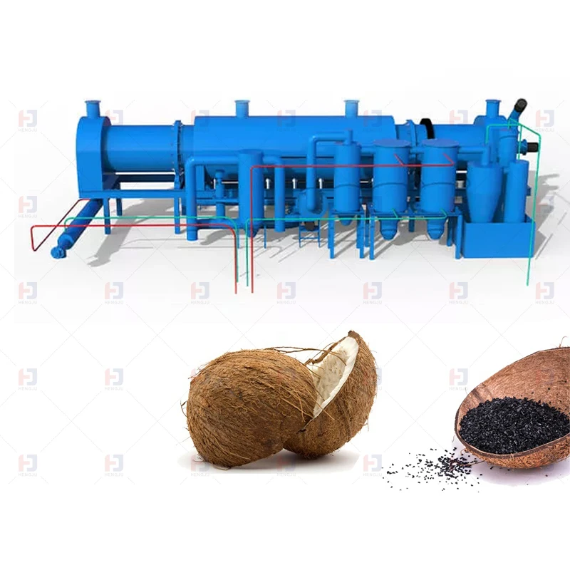 Activated carbon furnaces continuous carbonization furnace biochar carbonizing kiln