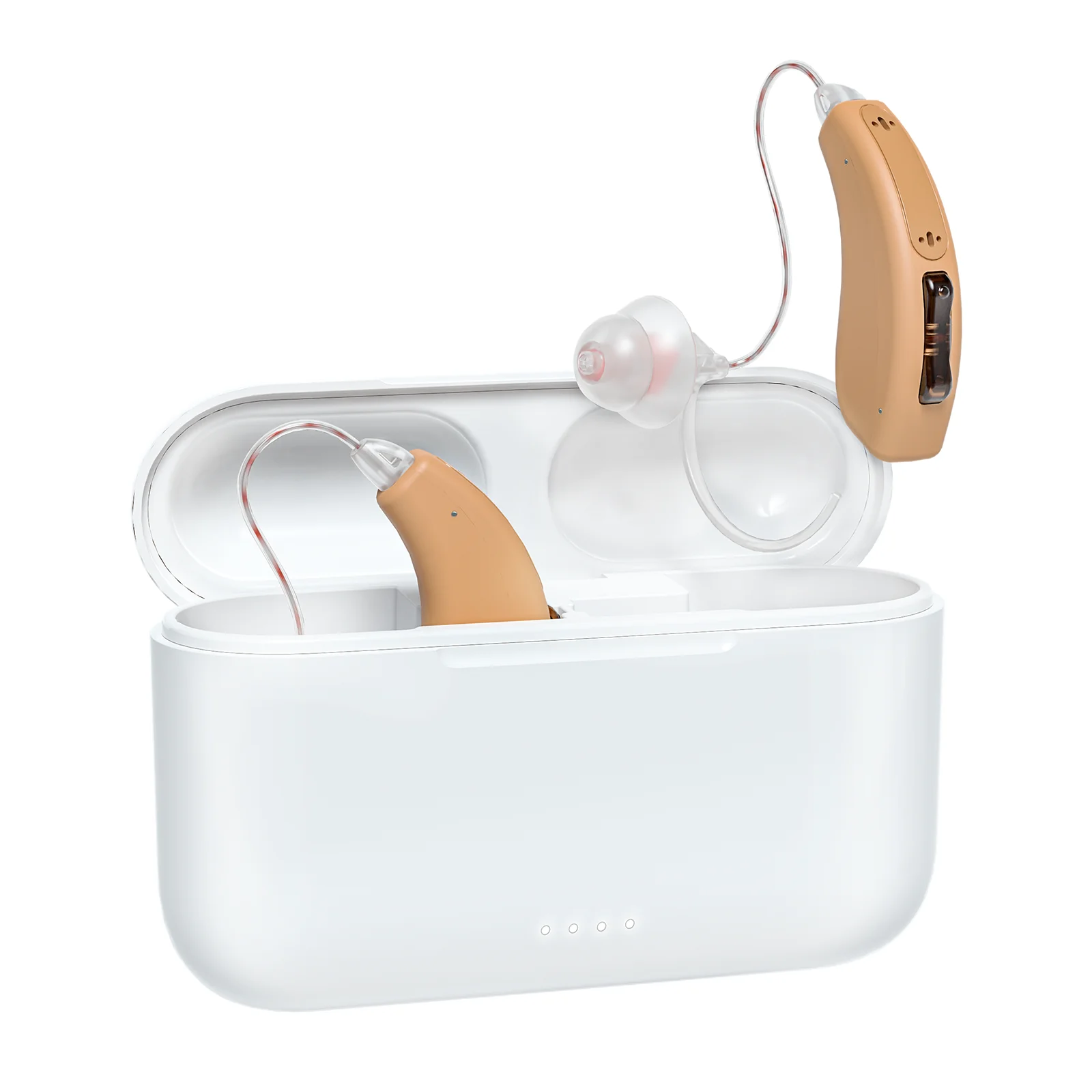 16-channel Bluetooth hearing aid with digital processing behind the ear for people with hearing loss