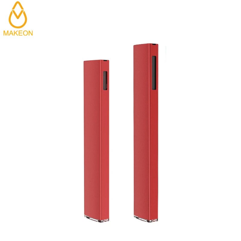 Makeon D8 bar disposable vape pen 0.5ml ceramic coil cartridge custom logo packaging atomizer with usb port