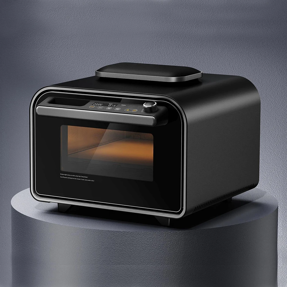 New Product 2024 Good Price 3 in 1 1800W 20L Air Fryer Oven Stainless Steel Electric Baking Oven Industrial Indoor Pizza Ovens