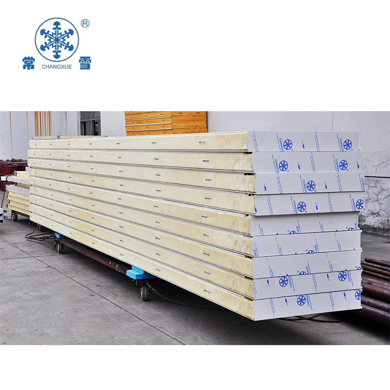 factory popular cold room storage freezer corrugated panels price with decoration pu sandwich wall panel