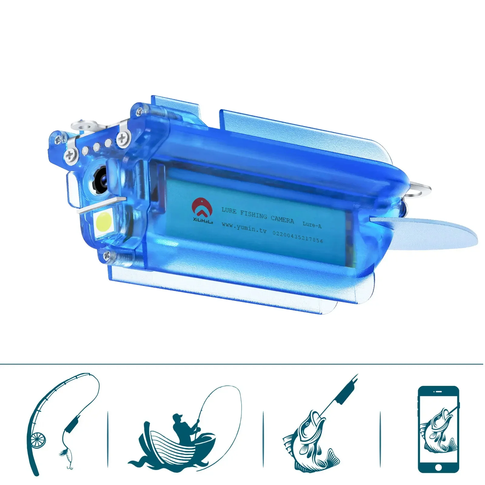 HD road sub fish detector bait connection mobile phone video FHP 1080P Wifi Fish Finder full waterproof visual fishing camera