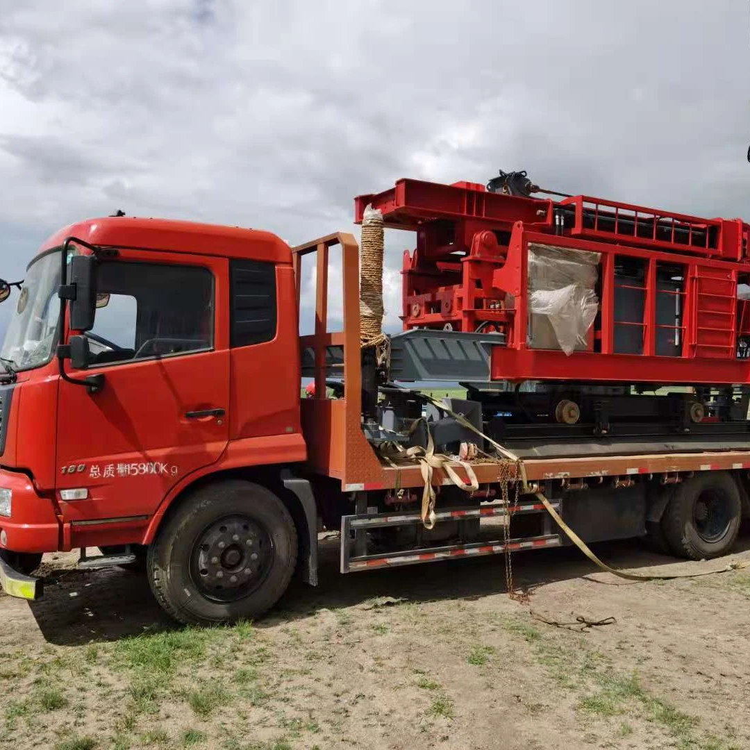 600m Crawler Type High Quality Borehole Compressor Drilling Machine For Ground Water