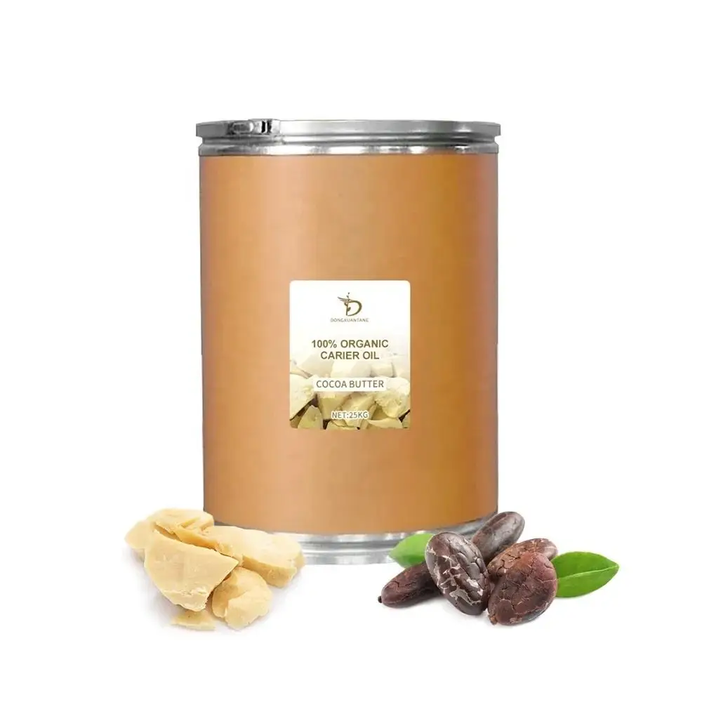 Organic Raw Cocoa Butter Carrier Oil for Cosmetics Beauty Skin Care Natural Cacao Butter Oil