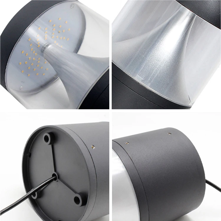Low Voltage Bollard Light, Outdoor 2700K Warm White IP65 Waterproof Pathway Lighting Fixture Wired for Garden