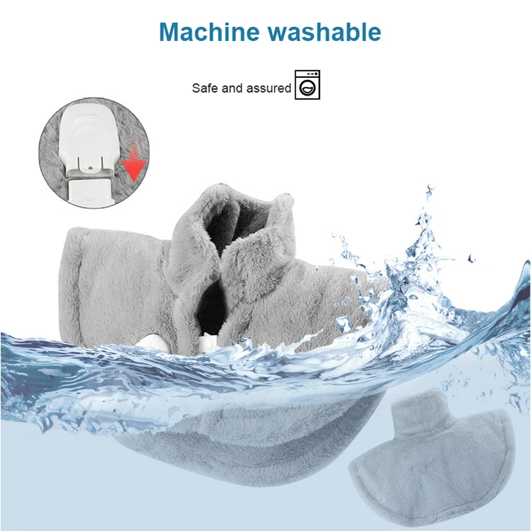 Faux Rabbit Fur Heat Electric Warmer Car Shoulder Pad For Winter