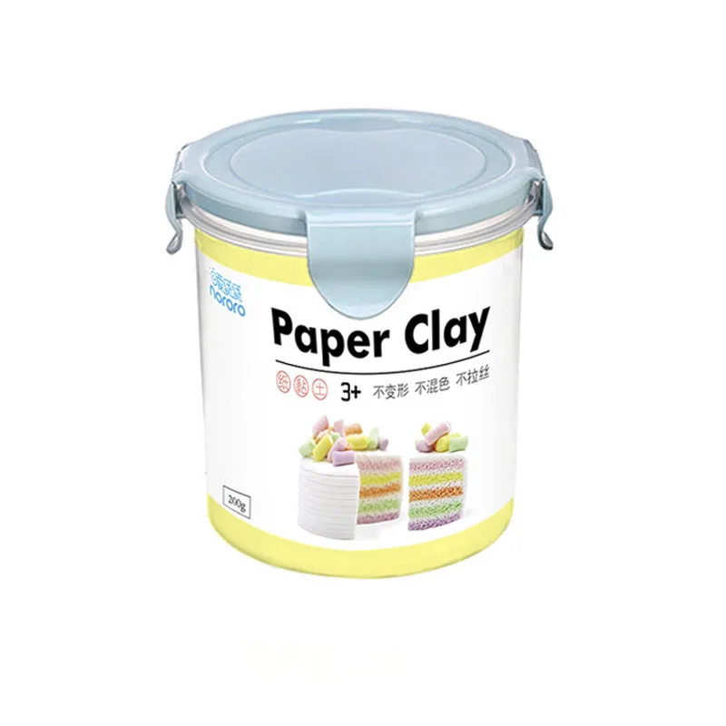 800ml new soft  educational colorful clay children toys style cake slime paper clay