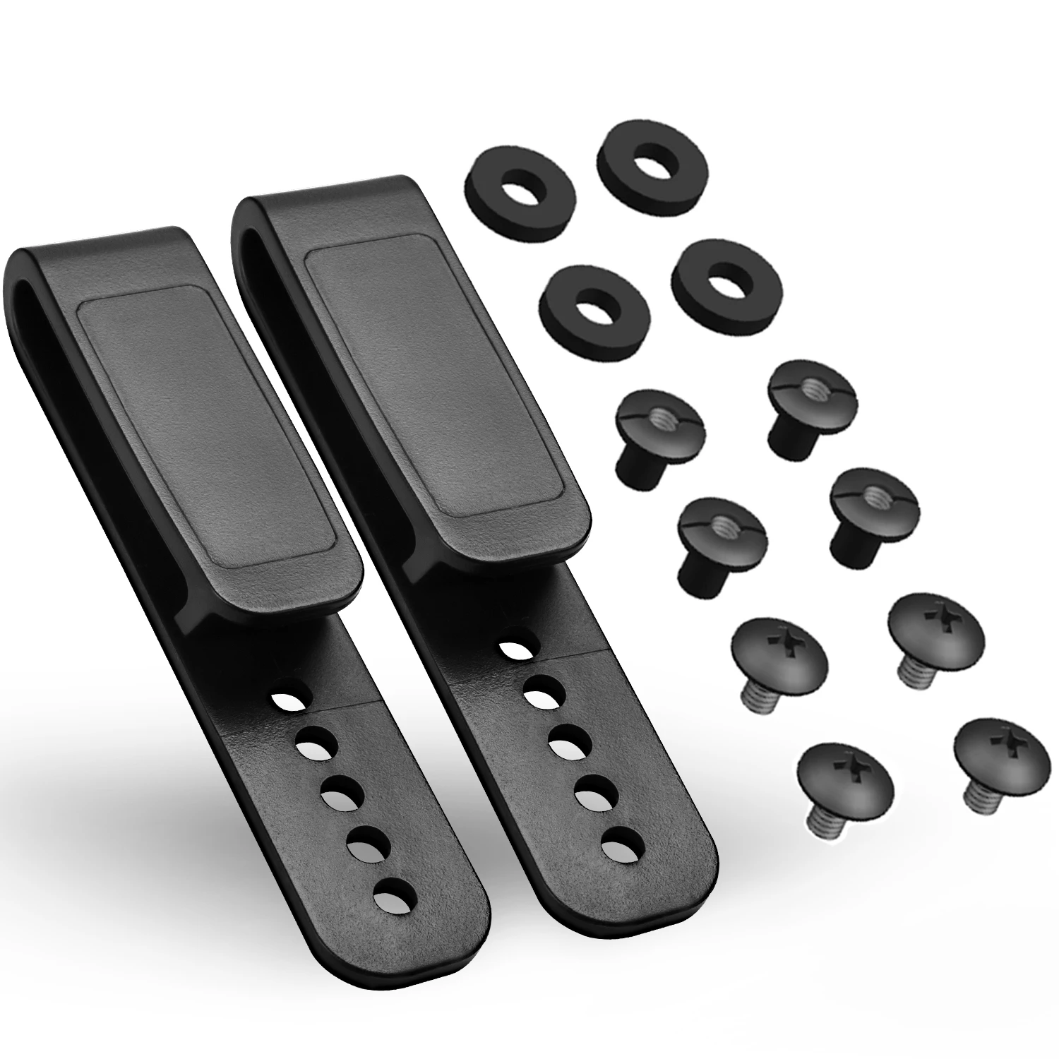 Gun&Flower Polymer L Shape L Belt Clip for IWB OWB Holster Clear Holster Appendix Rig Holster