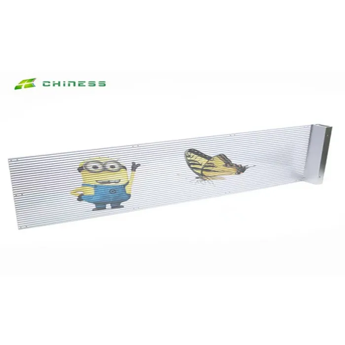 CNS-P5-10mm   indoor glass window transparent led display screen high transparent glass led wall ultra thin led film