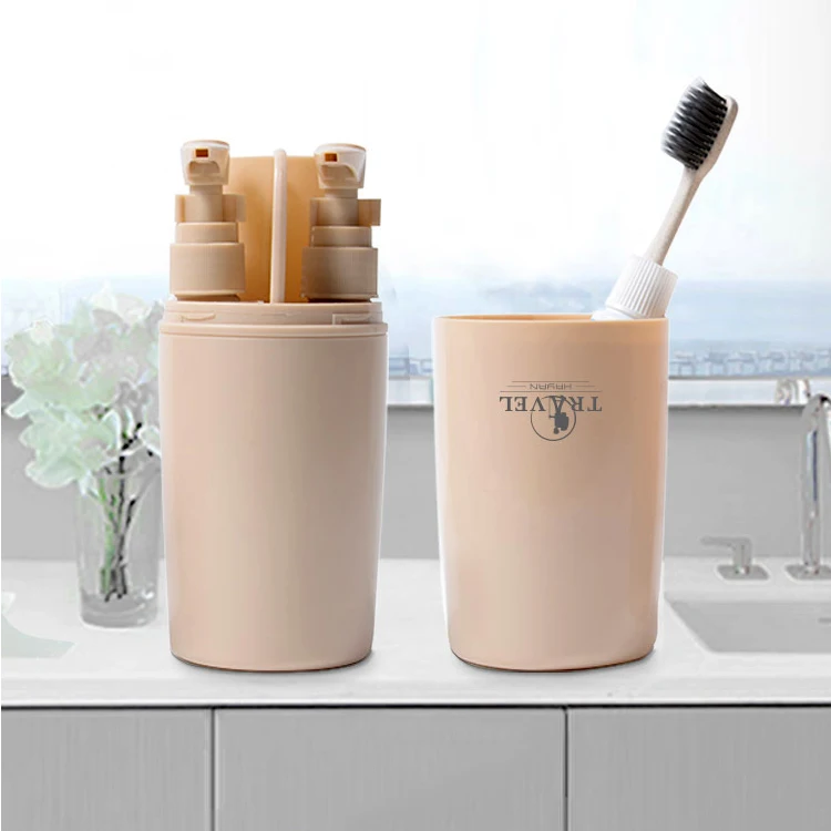 
Travel Kit Small Size Shampoo and Conditioner Bottle of Bathroom Accessory Set 