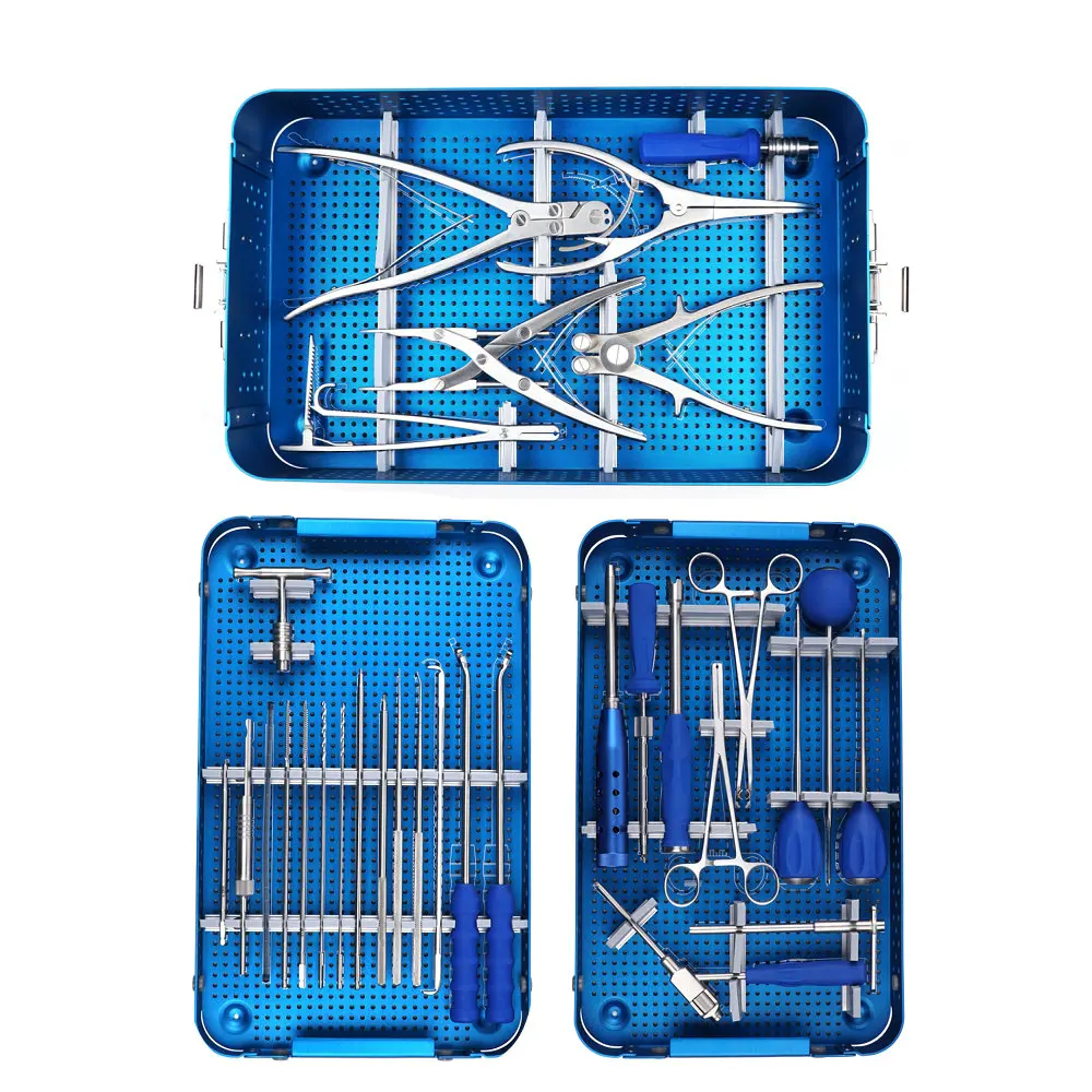 Spinal occipitocervical fusion surgery spine system orthopedic surgical instruments set