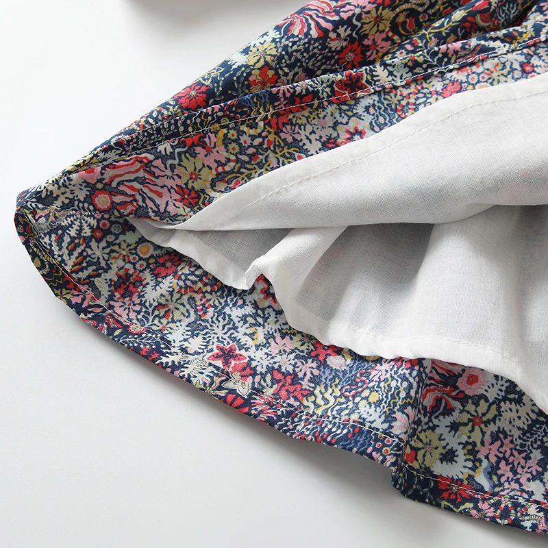 High Quality Durable Baby Dresses 6 Year Girl Dress 2023 O-Neck Flower Baby Girl Dresses With Collar