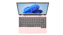 14 Inch Pink Laptop For Ladies Intel Celeron J4105 Slight Laptop With 180 Degree Open And Close Angle Laptop For Girls