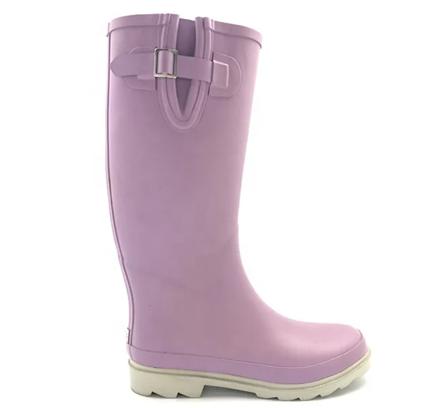 
Женские резиновые сапоги женские фиолетовые высокие резиновые сапоги; Женские резиновые ботинки с регулируемой застежкой 