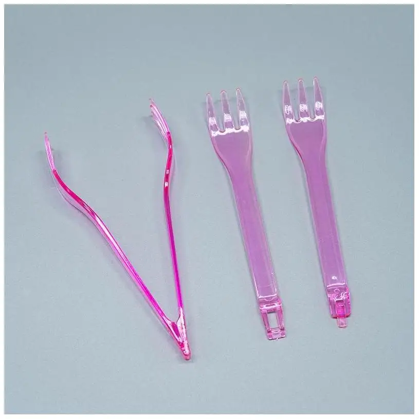 Disposable Tableware cubiertos dorados desechables Kitchen Hight Quality High Quality Latest Bamboo Acrylic Handle Flatware