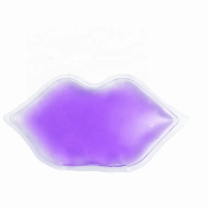 Best seller reusable Lip Shaped Hot Cold Gel Beads Therapy smart Ice Pack Aesthetic Clinics