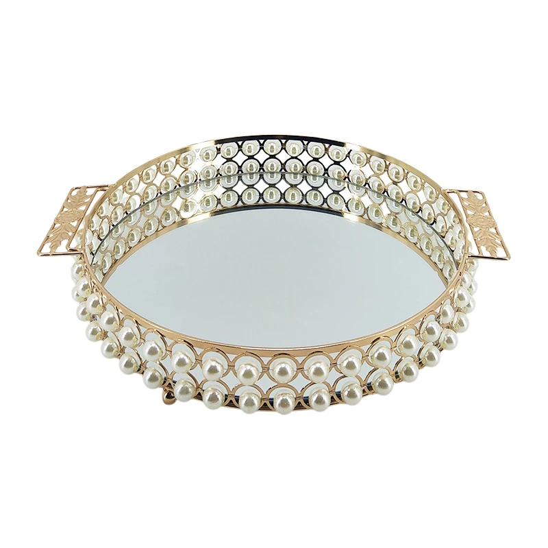 Top Fashion Tray Drying Fruits European Display Three Layered Fruit The Ceramic Tea Wood Holder Stand Wedding Glass Plates