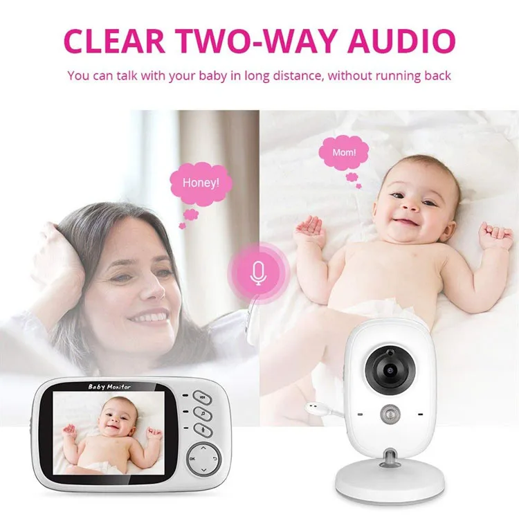 
Baby Monitor VB603 Two-way Audio with Lullabies Video Camera BS-VB603 