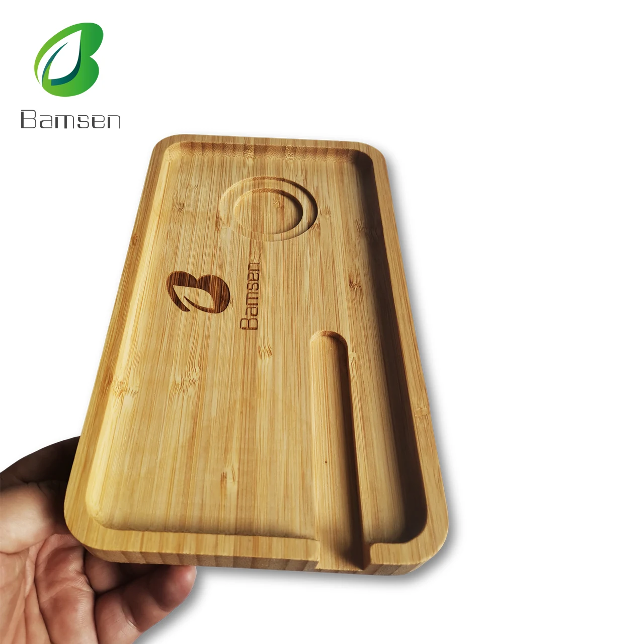 bamboo serves tray for food dinner home used coffee tea serving tray
