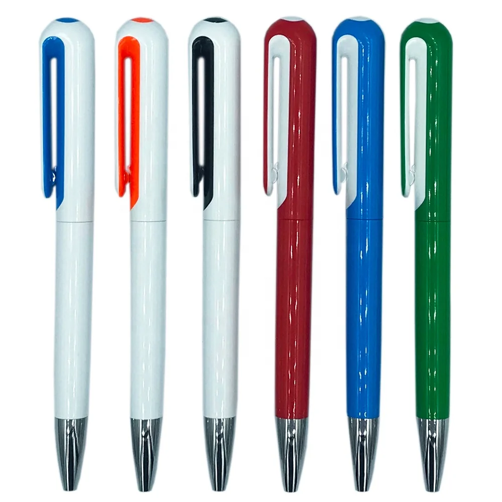 Wholesale Customized Classical Cheap Plastic Ball Pen Twist Ball point pen