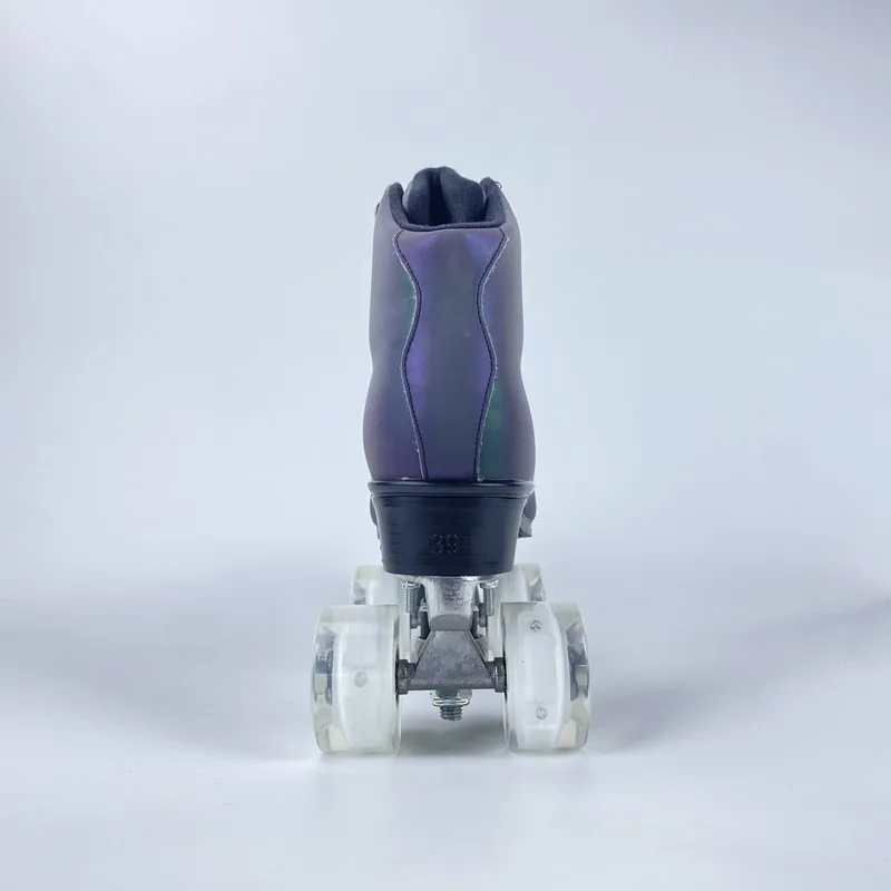 OEM ODM Reflective 3m material aluminum alloy base plate 4 wheel roller skates, Amazon sell well High quality roller skate sale