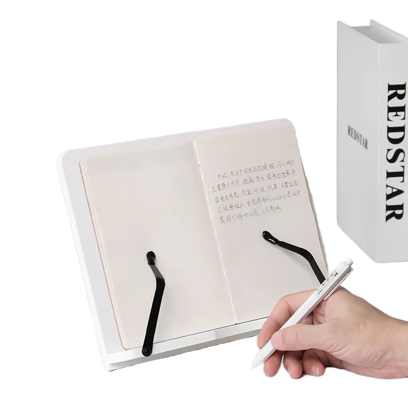 Многофункциональный Настольный книжный стенд с фиксированным деревянным подставкой для чтения и книжной полки прочный пластиковый материал