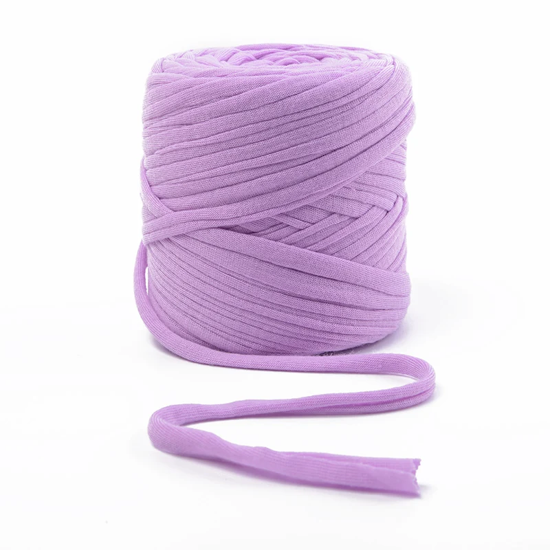 best sellerT shirt hand kinting polyester crochet yarn for make hand bags