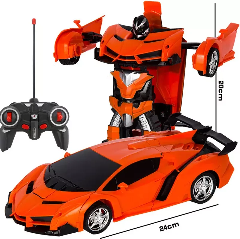 New Electric RC Car Transformation Robots Kids Boys Toys Outdoor Sports Deformation Robots Model transform robot toy car