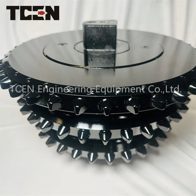 Tuneladora TBM pipe jacking machine roller disk cutter for underground trenchless pipelines