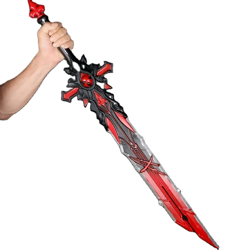 Popular Genshin Impact Accessory Carnival Cosplay Props End Of The Wolf PU Soft Toy Sword