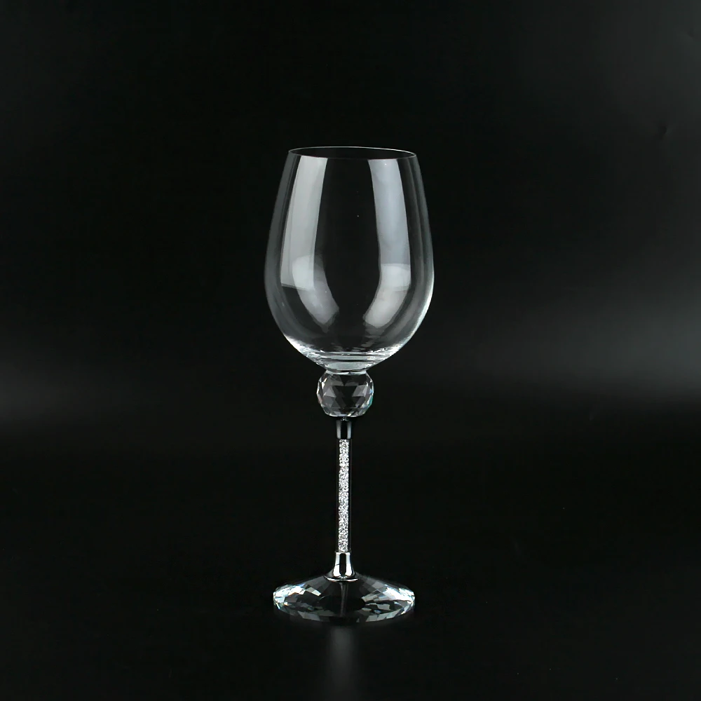 Итальянские бокалы для белого вина с длинным стеблем, 17,6 унций, прозрачный набор из 2 бокалов для красного и белого вина или свадебных торжеств