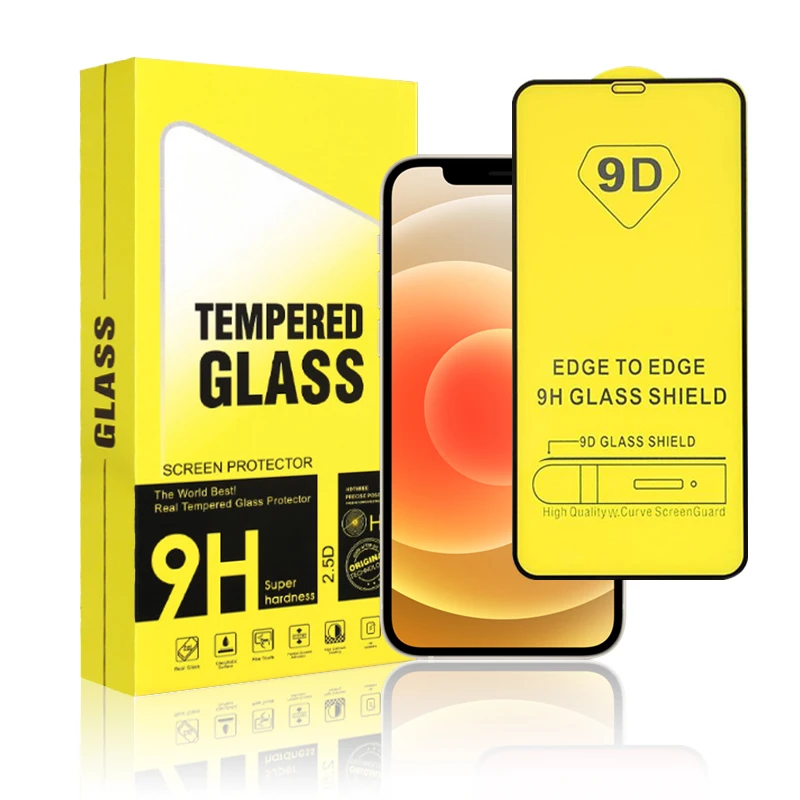Full Cover Mobile Phone Tempered Glass Screen Protector for iphone 12 14 Pro Max Screen Protector