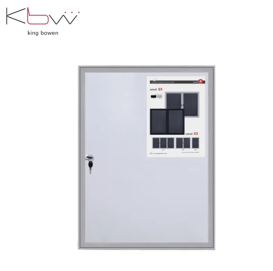 KBW wholesale school wall mount aluminum frame showcase notice pin cork board enclosed bulletin board with lockable glass door