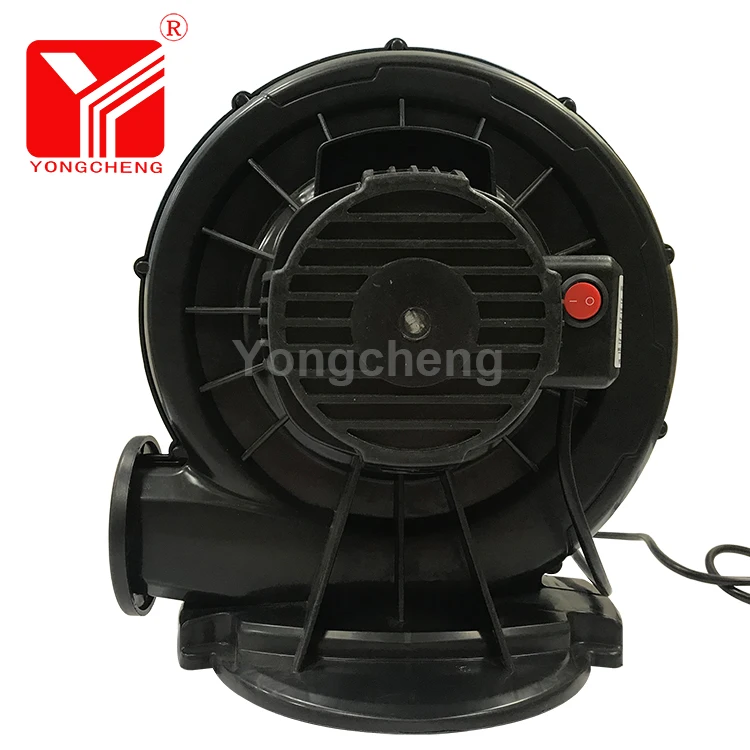 Plastic ac backward curved centrifugal fan for inflatables