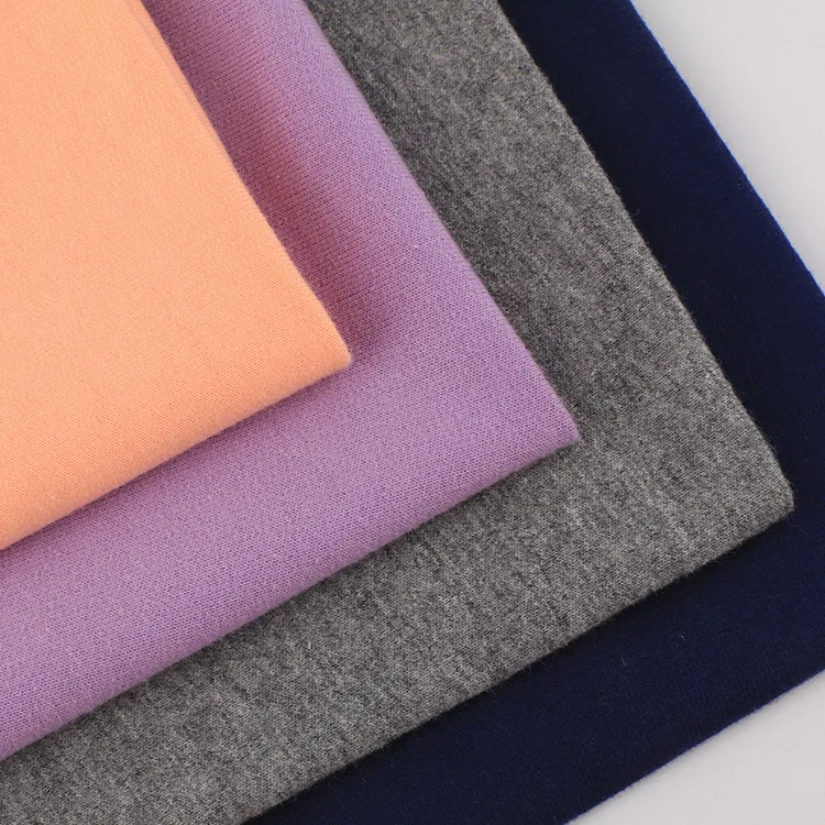 Factory wholesale Stock 500 GSM Knitted Combed Heavyweight French Terry 500GSM 100% Cotton Fabric For Hoodie Sweatshirt Clothing