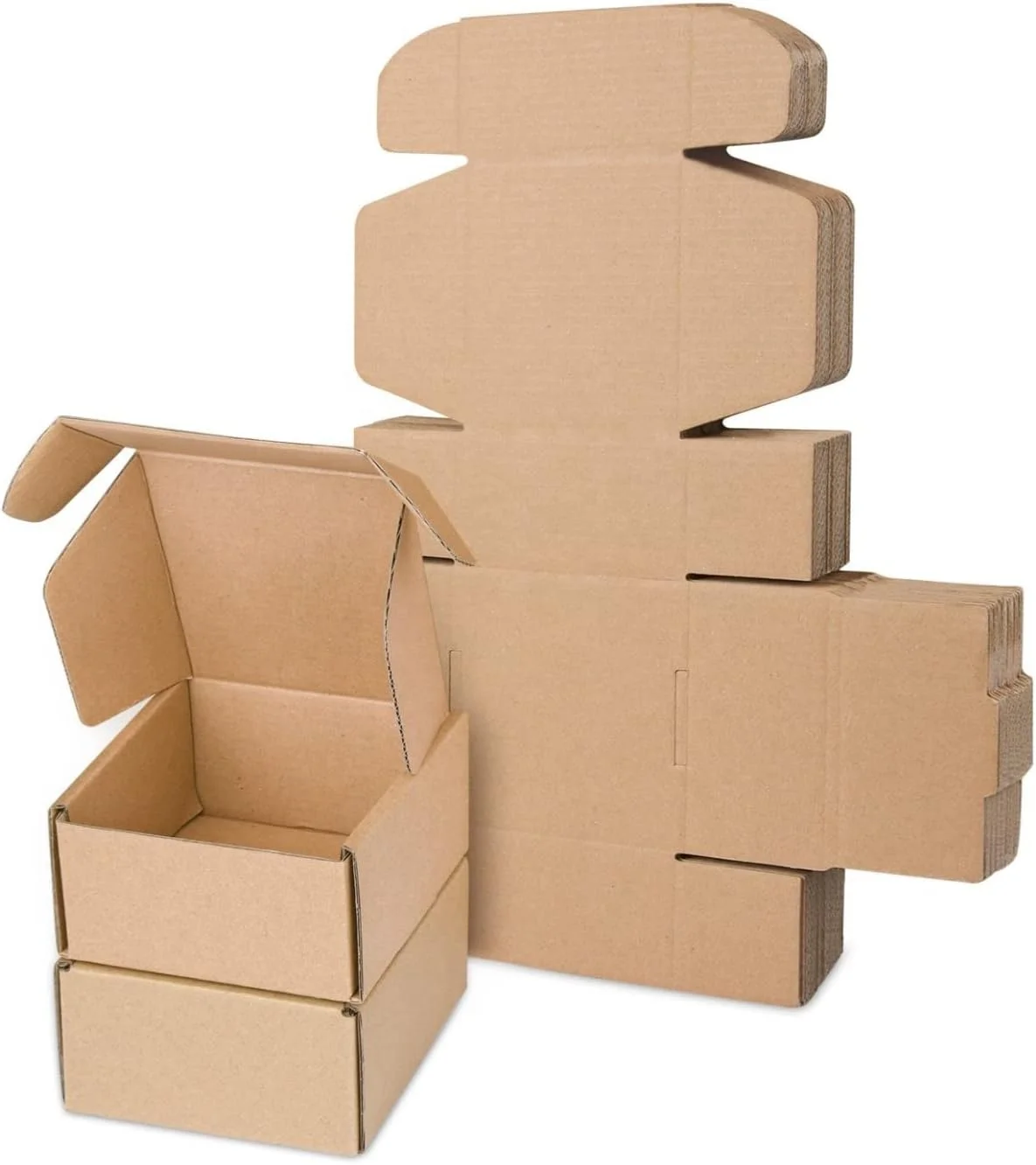 Luxury Custom Cardboard Gift Mailing Mailer Shipping Box Corrugated Paper Packing Cardboard Box With Paper Gift Bag