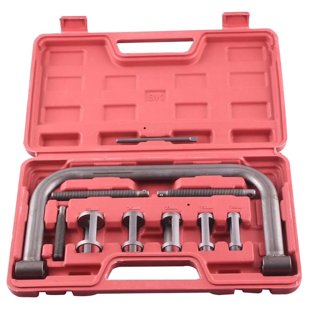 High Quality 10PCS Valve Spring Compressor Kit Engine Disassembly Installation Tools