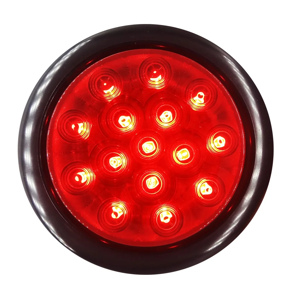 Universal 4' led truck tail lamp /round stop turn tail led truck light