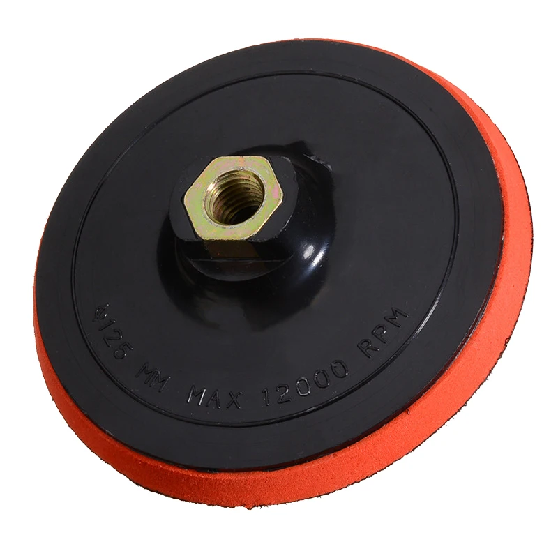 Hex Shank Rubber Plastic Backing Pad EVA Foam Polishing Pad Back Holder for Buffing Pads