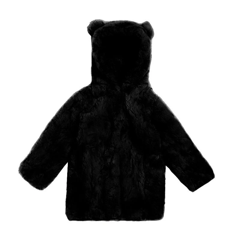 Children Rex rabbit fur Thick Coat Cheap Price Winter Clothes Hot Sale Warm Sweater Winter Coat