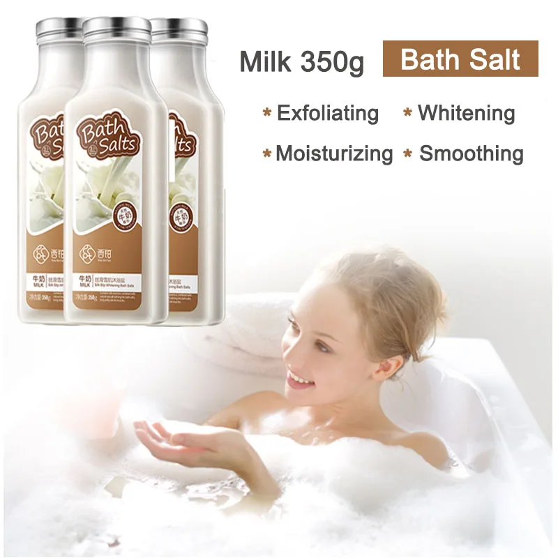 
Milk exfoliator whitening cleaning can remove aged horniness soak salts bath 