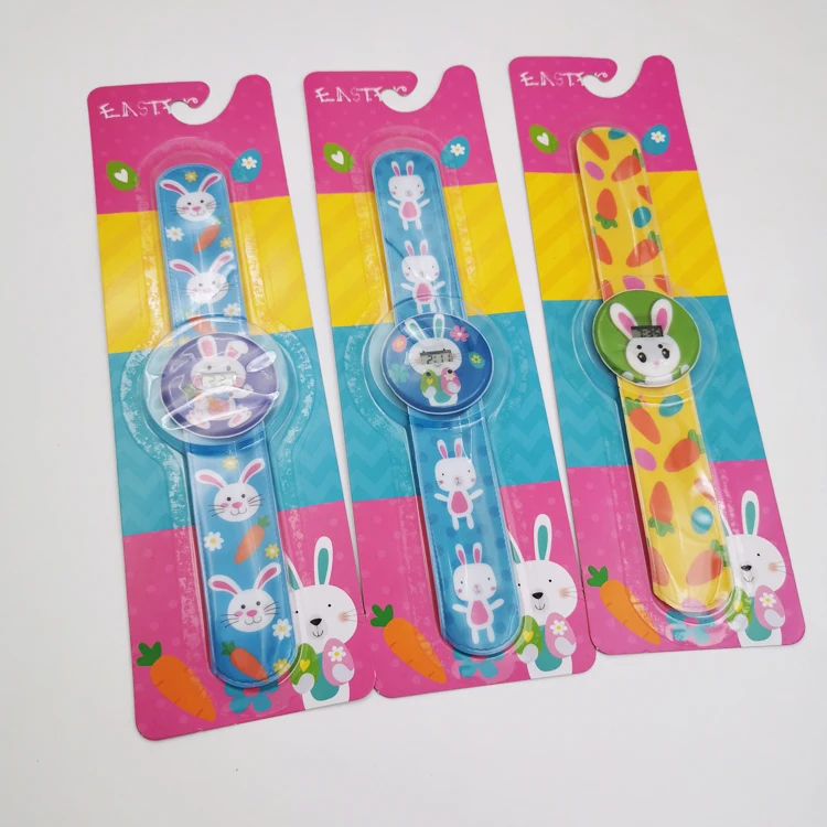 Alibaba Express promotion gift kids slap cartoon watch