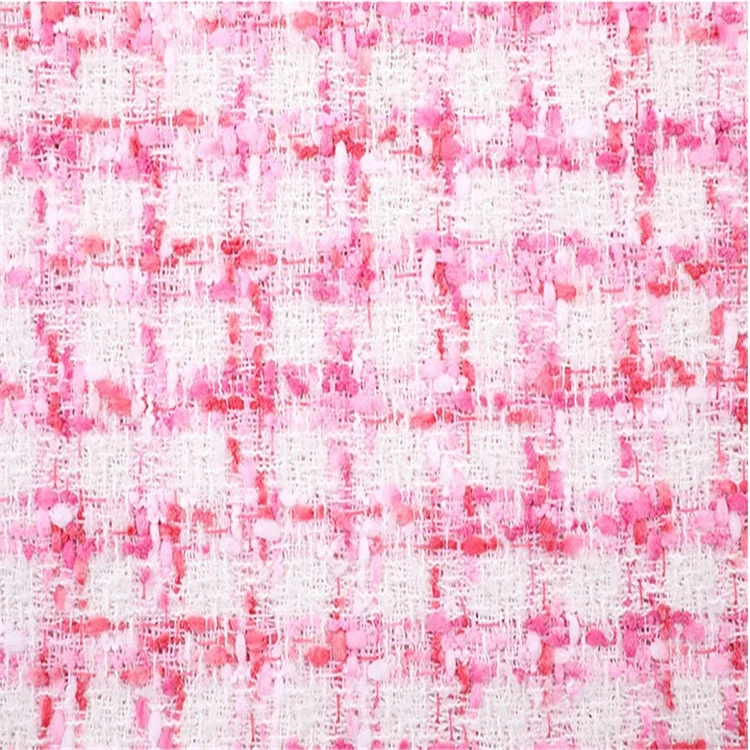 Luxury Autumn And Winter Fabrics Bright Color Series Grid Romantic Explosion Soft Cloth