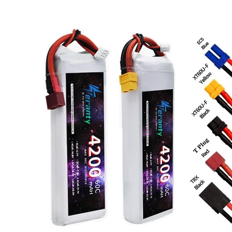 7 4 В 2S 4200MAH 60C для пульта дистанционного управления автомобильные дроны Квадрокоптер лодки Deans T XT30 XT60 разъем lipo батарейки