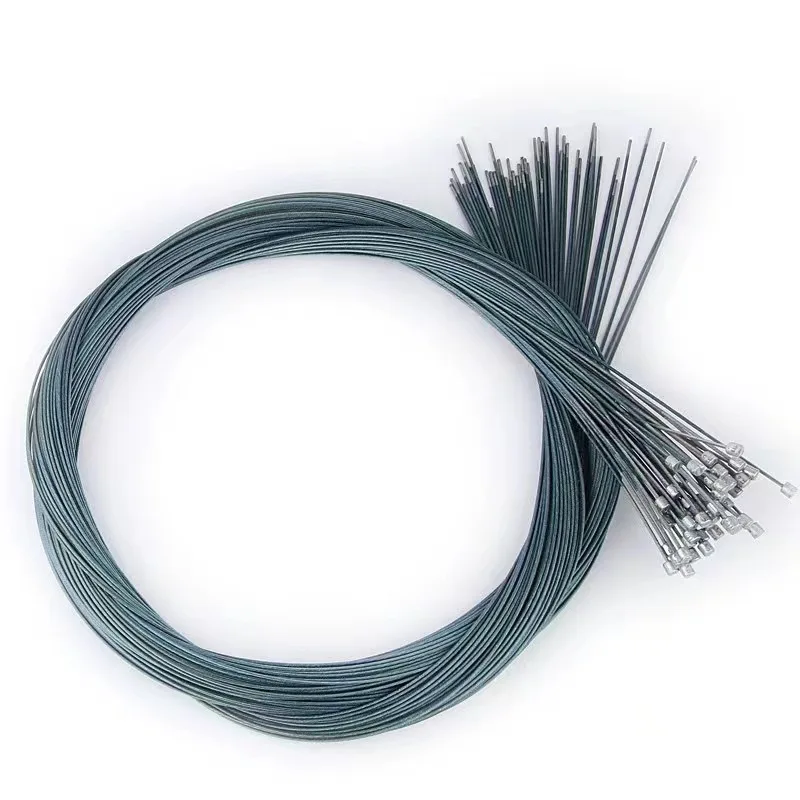 Road Bike MTB Bike Bicycle Brake Line Shift Shifter Gear Brake Cable Sets Core Inner Wire Silver Steel Speed Line