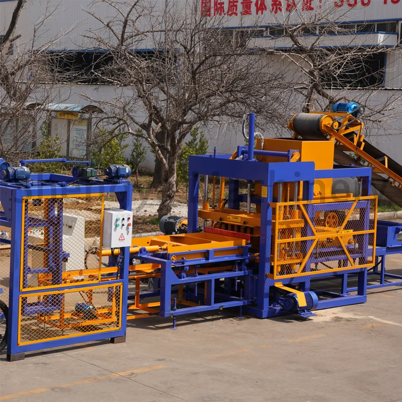 hot sale QT4-15C fully automatic electric block making machine brick production line brick molding machine for sale