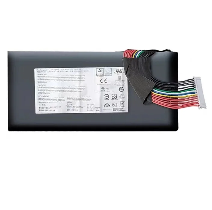 Genuine BTY-L78 Battery for MSI GT62VR 6RD GT73 GT73VR GT83VR GT80 GT80S GT83 14.4V 5225mAh 75.24Wh Notebook battery
