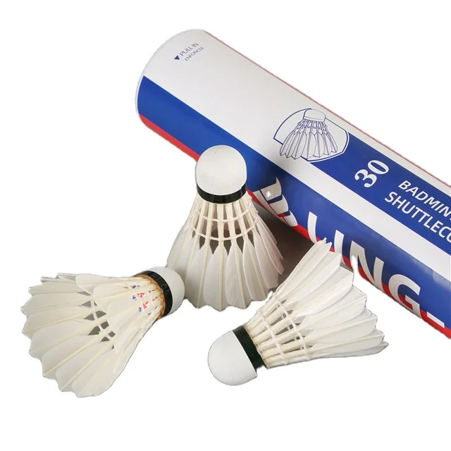 Lingmei brand 30 model durable class A duck feather badminton shuttlecock