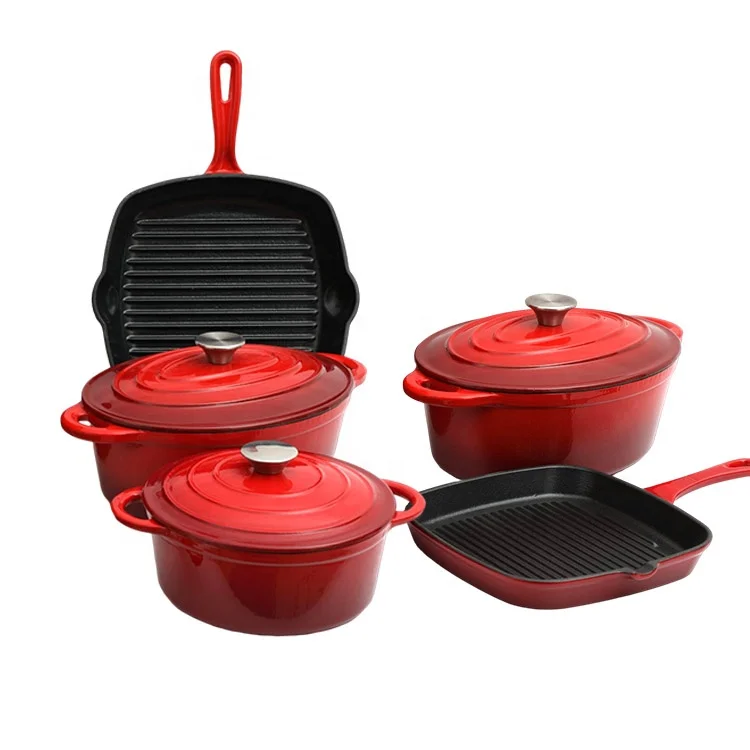 Luxury non sticky cookingware set kitchen cooking pot set