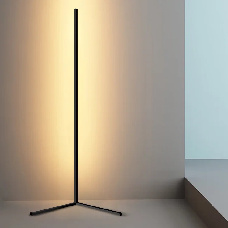 Touch Dimming Floor Lighting Rainbow Night Standing Light Corner Stand Light For Living Room Led Rgb Corner Floor Lamps